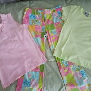 Lilly Pulitzer pants & 2 shirts